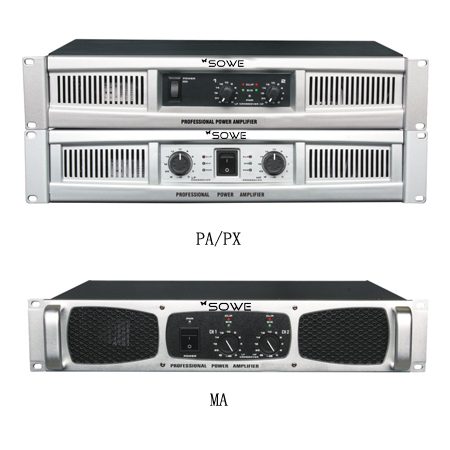 PA PX MA amplifier series